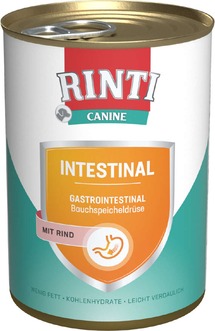 RINTI Hunde-Nassfutter Canine Intestinal Rind